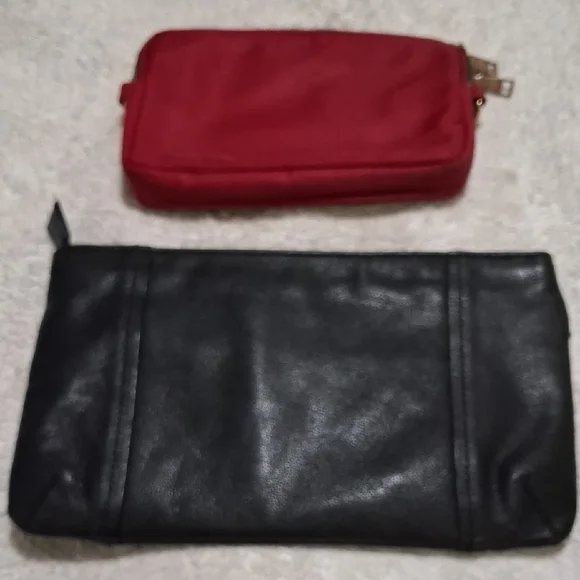 Stylish Black and Red Women's Clutch Set - Picture 2 of 9
